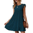 Ruffle Detail Cotton Dress for Women