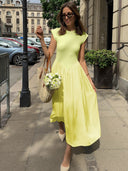 Asymmetric Women's Dress in Chic Style
