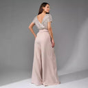 Stylish Wide-Leg Jumpsuit with Waist Belt