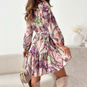 Floral Print Women's Short Sleeve Dress