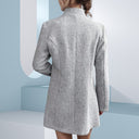 Textured Women's Blazer for Effortless Style