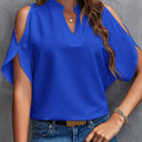 Chic Women's Blouse with Cut-Out Sleeves