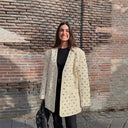 Chic Blazer Jacket with Glamorous Stone Detailing