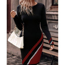 Chic Asymmetrical Knit Dress for Women
