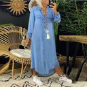 Chic Denim Dress for Women - Fashionable Style