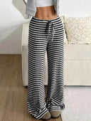 Women's Trendy Carrot Pants with Elastic Waist and Pockets