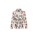 Floral Patterned Ladies Blazer with Chic Cut