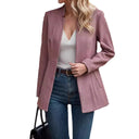 Chic Women's Blazer Jacket in Structured Fabric