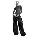 Chic Long Sleeve Lace Ladies Bodysuit