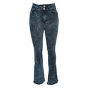 High-Waist Bootcut Jeans for Women - Chic Wash