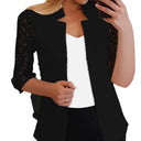 Ladies Lace-Trim Blazer Jacket