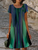 Trendy Women's Summer Dress with Chic Patterns