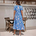 Floral Ruffle Summer Dress for Women