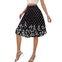 Floral Midi Skirt for Women in Chic Design