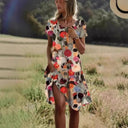 Floral Print Women's Everyday Dress