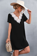 Chic Lace Women's Dress with Casual Design