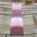 Chic Women's Maxi Dress with Deep V-Neck Design
