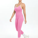 Racerback Women's Bodysuit with Sleek Seamless Design