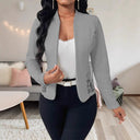 Ladies' Blazer Jacket with Lace Details