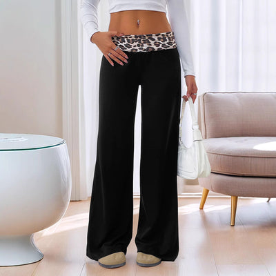 Chic Women's Leisure Pants with Trendy Waistband