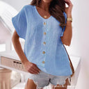 Chic Women's Blouse with Unique Asymmetrical Design