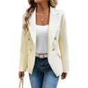 Chic Oversized Blazer with Double Button Design