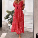 Floral Maxi Dress with Relaxed Waistline
