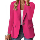Chic Women's Blazer with Contemporary Cut