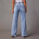 Chic High-Waisted Wide-Leg Jeans for Women