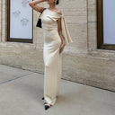 Chic One-Shoulder Women’s Bodycon Maxi Dress
