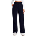Women's Relaxed Fit Trousers with Elastic Waistband