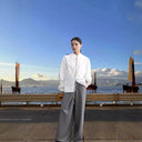 Chic Women's Blouse with Decorative Tie