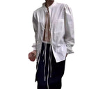 Chic Women's Blouse with Decorative Tie