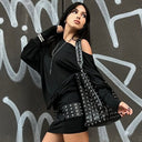 Women's Off-Shoulder Dress with Side Ruching