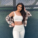 Textured High-Waisted Women's Fitness Leggings