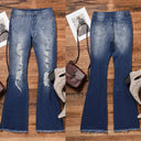 Retro-Inspired Women's Flared Jeans