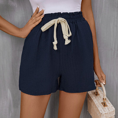 Chic Women's Shorts with Adjustable Drawstring