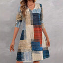 Graphic Print Women's Dress for Relaxed Style