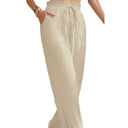 Women's Relaxed Fit Pants with Deep Pockets