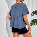 Chic Women's Blouse with Slit Sleeves