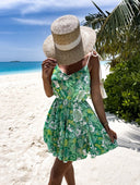 Floral-Print Breezy Beach Dress for Women