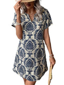 Floral V-Neck Women's Dress for Every Occasion