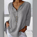 Chic Women's Blouse with Button Placket