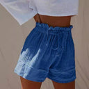 Chic Women's Summer Shorts in Airy Fabric