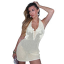 Hand-Crocheted Floral Beach Dress for Women