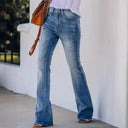 Chic Cropped Bootcut Jeans for Women
