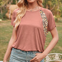 Leopard Print Women's T-Shirt - Fashionable Style