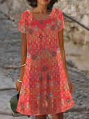 Trendy Women's Summer Dress with Chic Patterns