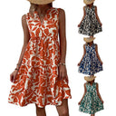 Chic A-Line Floral Dress for Women