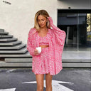 Chic Neckline Women's Blouse Dress
